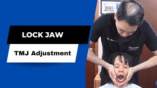 Lock jaw TMJ adjustment by Dr Suh  Specific Chiropractic NYC [upl. by Arondel]