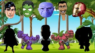 TEBAK GAMBAR TOP SUPER HERO ll AVENGERS SUPERMAN HULK THANOS  SKIBIDI TOILET IRONMAN [upl. by Ahrat]