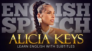 ENGLISH SPEECH  ALICIA KEYS Keep a Child Alive English Subtitles [upl. by Ardnasyl922]