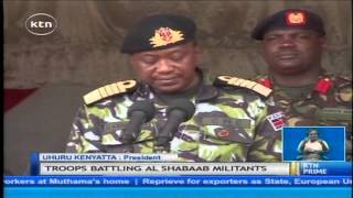 President Uhuru Kenyatta presided over the Kenya Defence Forces day the at Lanet KDF Barracks [upl. by Hamian]