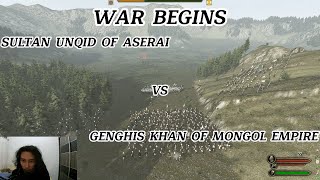 MONGOL EMPIRE VS ASERAI DI MULAI  BANNERLORD 2 10 [upl. by Aicenod]