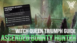 How To Find All Three Lucent Executioners  Ascended Bounty Hunter Triumph Destiny 2 [upl. by Araik]