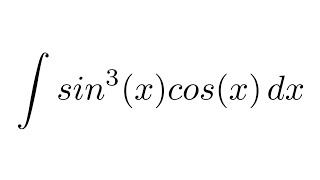 Integral of sin3xcosx substitution [upl. by Hector]