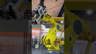 FANUCs strongest robot at EMO 2023 [upl. by Yrokcaz17]