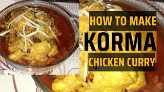 Chicken Degi Danedar KormaChicken Korma Recipe [upl. by Nyladnewg345]