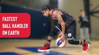 The Worlds FASTEST Dribbler  Harlem Globetrotters [upl. by Trebleda]