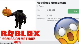 NEW 40 Method to Get HEADLESS HORSEMAN in ROBLOX 2024 [upl. by Pine]