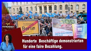 Demonstration  Hauptstadtzulage für Alle [upl. by Allicsirp]