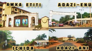 Driving through ICHIDA  ADAZIANI ADAZIENU from AWKAETITI in IDEMILI SOUTH LGA OF ANAMBRA STATE [upl. by Gaul]