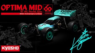 KYOSHO OPTIMA MID 87 WC Ｗords Spec 60th Anniversary Limited [upl. by Aissyla510]