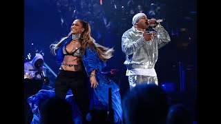 Jennifer Lopez performs with LL Cool J  Rock Hall of Fame 2021 [upl. by Karr]