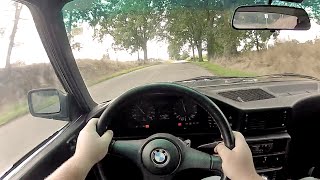 1985 E28 BMW 535i  WR TV POV Test Drive [upl. by Ladd522]