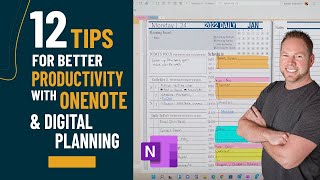 Best 12 OneNote Tips for Better Productivity with Digital Planning [upl. by Mussman123]