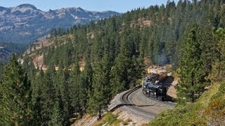 Union Pacific 844 Big Steam Over Donner Pass [upl. by Ecinnej]