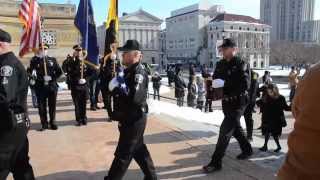 1200 attend Pittsburgh police dog Roccos funeral [upl. by Pasco827]