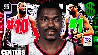 RANKING THE TOP 10 BEST CENTERS IN NBA 2K24 MyTEAM INCLUDING GAMBLING CARDS [upl. by Ritchie894]