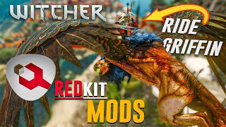 The Witcher 3 REDkit Mods Showcase  Installation Guide  Fly on Griffins [upl. by Hillhouse]