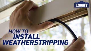 How To Install Weatherstripping [upl. by Enilram]