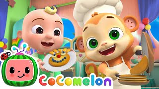 Monkey Restaurant  NEW 🙉 CoComelon Animal Time  Animals for Kids [upl. by Jarret]