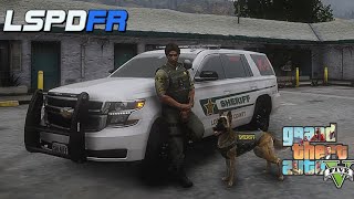 مود شرطة ‏22 4K GTA 5  Sheriff Los Santos County  GTA 5 Mod‏Lspdfr K9 lspdfr natron [upl. by Atin]