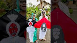 Ketika Pocong Main Layangan Berhantu 👻 shorts layangan horror comedy [upl. by Gould]