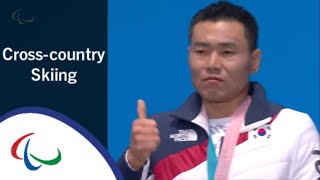 Victory Ceremony  Mens sitting Crosscountry skiingPyeongChang2018 [upl. by Baram743]