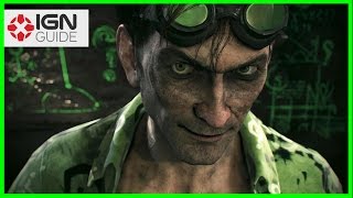 Batman Arkham Knight Miagani Island Riddler Trophies Part One [upl. by Leimaj]