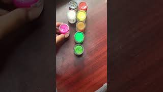 Fevicryl Acrylic Paint 🎨✨ Quantity 150ml and set of 10 painting unboxing super subscribe [upl. by Ordisi]