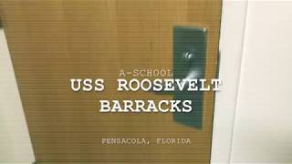 Navy ASchool Barracks Tour PensacolaFL Pre Covid19 [upl. by Melleta]