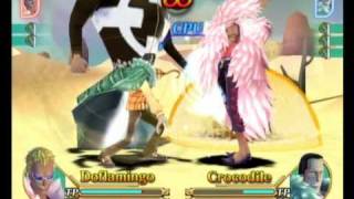 One Piece Unlimited Cruise 2  VS Mode Doflamingo vs Crocodile [upl. by Ecila]