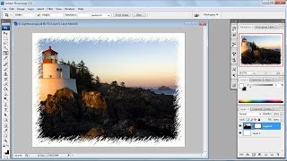 Photoshop tutorials  How to Create Photo Frame in Photoshop [upl. by Calia]