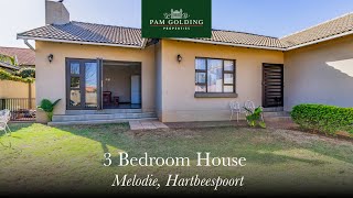 3 Bedroom house for sale  Melodie  Hartbeespoort [upl. by Enerod]