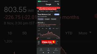 Tata motors latest news today🔴Tata motors news update tatamotors stockmarket shorts [upl. by Alver]