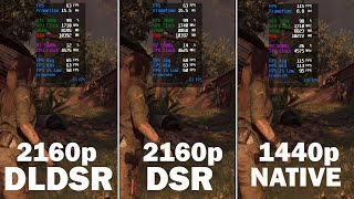 NVIDIA DLDSR 225x 4K vs DSR 225x 4K vs Native 1440p  RTX 3080  r7 5800x [upl. by Beatty]