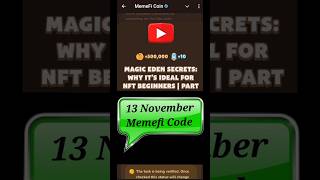 Magic Eden Secrets Why It’s Ideal for NFT Beginners  Part 3 of 5  MemeFi code todaymemeficode [upl. by Aziul]