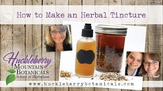 How to Make an Herbal Tincture [upl. by Devlin]