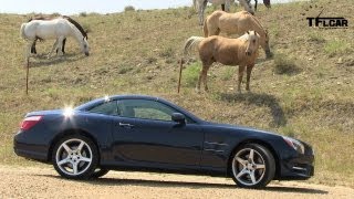 2013 MercedesBenz SL550 Roadster Review amp Drive [upl. by Anahoj874]