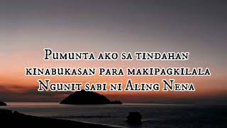 TINDAHAN NI ALING NENA KARAOKE [upl. by Murrell]