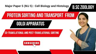 Protein Sorting and transport from Golgi apparatus Bsc 3rd Semester Zoologybsczoology [upl. by Keenan]