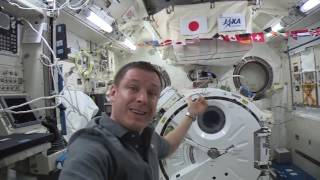 Quick Overview of the Kibo Airlock  ISS Video [upl. by Yatnoed]