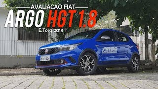 Avaliação  Novo Fiat Argo HGT 18 Automático 2018  Curiosidade Automotiva® [upl. by Adnuhsal]