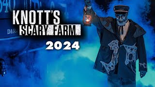 The best Haunt of the year  Knotts Scary Farm 2024 [upl. by Lowrance]