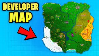 I Played the Secret DEVELOPER MAP in Fortnite LEAKED [upl. by Lindner396]