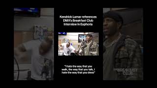 Kendrick Lamars Shocking DMX Reference drake diss kendricklamar breakfastclub hiphop [upl. by Hilbert]