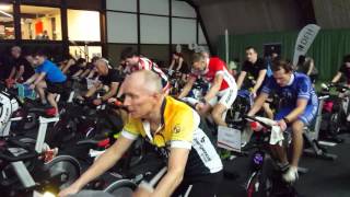 8h IndoorCycling Marathon in SimmernHunsrück Germany 2016 [upl. by Knah155]