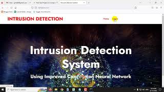 Intrusion Detection System Using Improved Convolution Neural Network  Python Machine Learning [upl. by Ytsim]