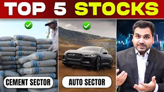 5 Best Stocks for Next Six Months in Cement and Auto Sector [upl. by Britton]