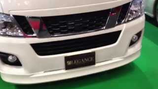 大阪オートメッセ2013 LEGANCE ＮＶ350 ハイエース出展② osaka auto messe2013 Hiace legance [upl. by Eseerehs928]