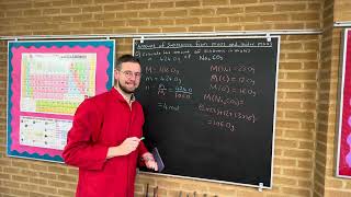 OCR A level chemistry C3 Amount of substance from mass and molar mass  using sodium carbonate [upl. by Encrata896]