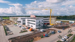 Bauzeitraffer Neubau Firmensitz Willenbrock in Burgwedel [upl. by Elkraps]